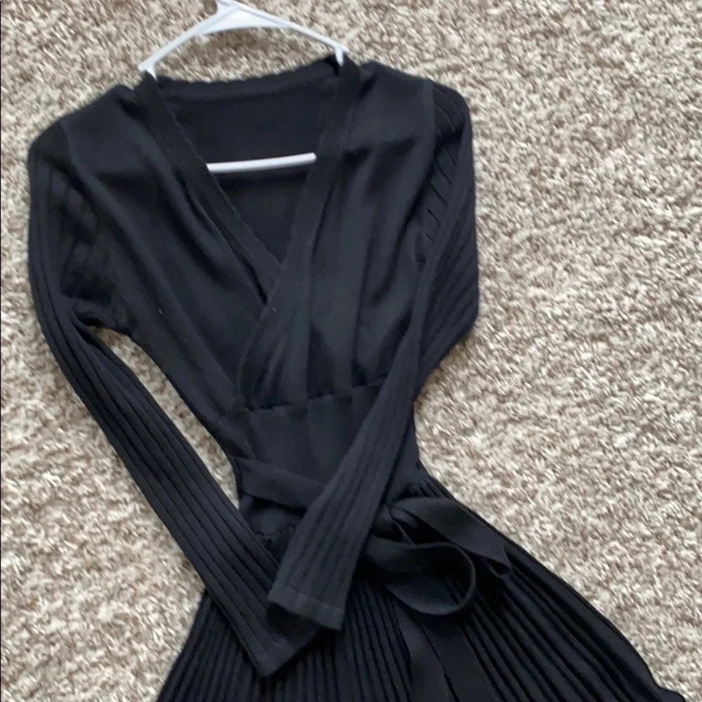 Simple retro sweater dress - Picture 2 of 4